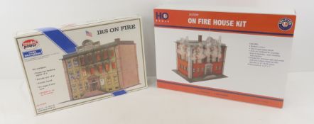 Model Power IRS & Lionel House on Fire HO Models