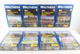8 Walthers HO scale model kits sealed