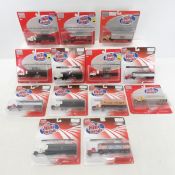13 Mini Metals 1:87 Diecast Semi Truck Trailers