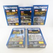 5 Walthers HO Model kits NIP sealed