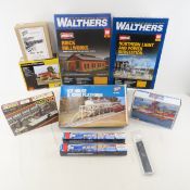 Walthers and other HO building kits, some sealed