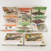 2 Scene Master & 9 Bachmann HO Scale Model kits