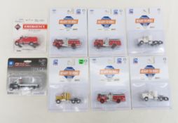 8 HO Scale 1:87 Diecast EMS Vehicles NIP