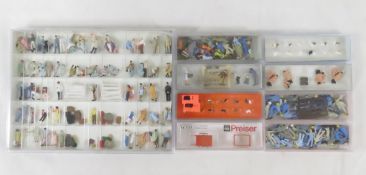 100+ Preiser HO 1:87 Figures-some loose, some sets