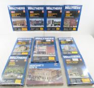 10 Walthers HO scale model kits, sealed
