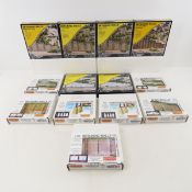 Monroe Models & Woodland Scenics HO walls NIB