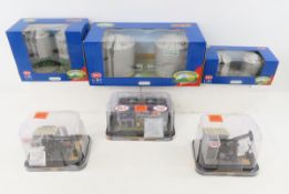 6 HO Scale buildings NIP