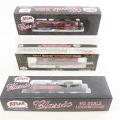 3 Atlas HO Rock Island Locomotives NIB