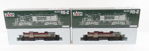 KATO 37-2001 & 37-2002 HO Scale Locomotives NIB