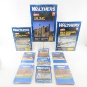 10 Walthers HO scale model kits, sealed