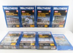 8 Walthers HO scale model kits sealed
