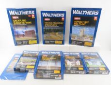 8 Walthers HO scale model kits sealed