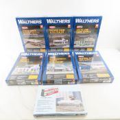 6 Walthers HO Scale RR Model Kits NIP Sealed