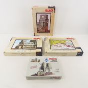 4 PIKO HO scale model kits sealed