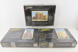 3 Spectrum Bachmann's HO scale city scenes