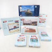 10 Walthers Cornerstone HO model kits, open boxes