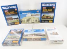 6 Walthers HO scale model kits sealed