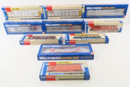 10 Walthers HO Trains NIB Mainline, Goldline