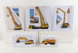 5 HO 1:87 Kaidiwei Diecast Construction Vehicles