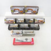 12 HO Scale 1:87 Diecast Construction Vehicles NIP