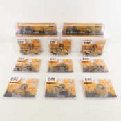9 Diecast Masters 1:87 CAT Diecast Replicas NIP