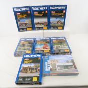 8 Walthers HO scale model kits sealed