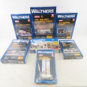 7 Walthers HO Model Kits NIP Sealed