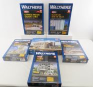 6 Walthers HO scale model kits sealed