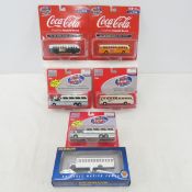 5 Mini Metals & 1 Bachmann 1:87 Scale Buses NIP
