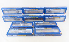 10 Walthers Mainline HO Train Cars NIP