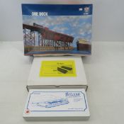 Walther HO Ore Dock Model Kit & 2 Barge Kits