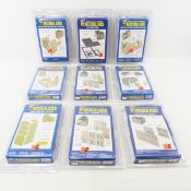 9 Walthers Cornerstone Modulars NIP