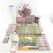 Clock, Foam Building Fronts, Backgrounds & More