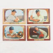 4 1955 Bowman Baseball cards, New York Yankees