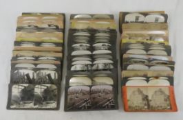 130+ Antique Stereoscope Cards- some military