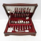 52 piece set Oneida Morning Star Flatware in case