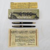 Mont Blanc 4810 Fountain Pen & Mechanical Pencil