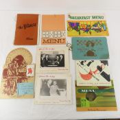 Vintage Restaurant Menus, The Built More