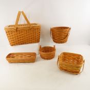 Longaberger Picnic Basket & other Baskets