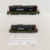 DW&P 3600 & 3608 HO Locomotives