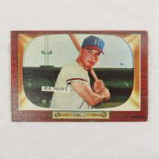 1955 Bowman, Eddie Mathews Baseball card