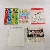 1965 MN Twins programs, photo & more