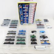 40 Assorted HO Tank Cars w/19 Boxes