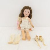 Antique William Goebel Bisque Head 120 Doll