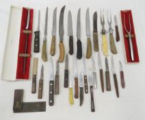 Vintage Knives, Carving Sets & More