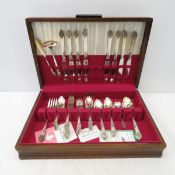 63 piece 1881 Rogers Oneida Plantation Flatware