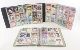 3 binders full of Baseball cards