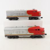 Lionel Santa Fe HO Train Engine & Dummy
