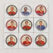 9 1961 & 1962 Hockey Coins