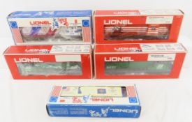 5 Lionel Train Cars in Boxes, Spirit 76 and More
